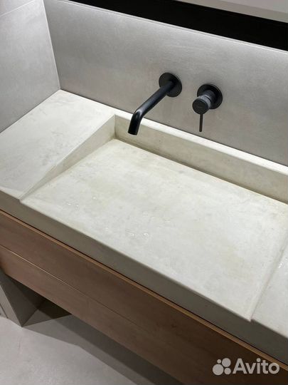 Раковина из бетона