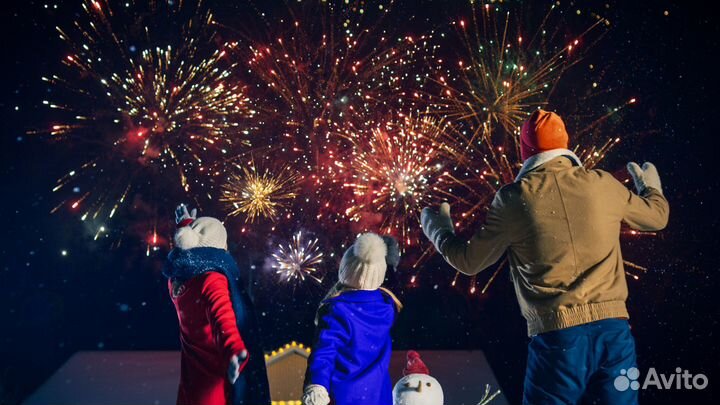 Серия бюджетных салютов и фейерверков