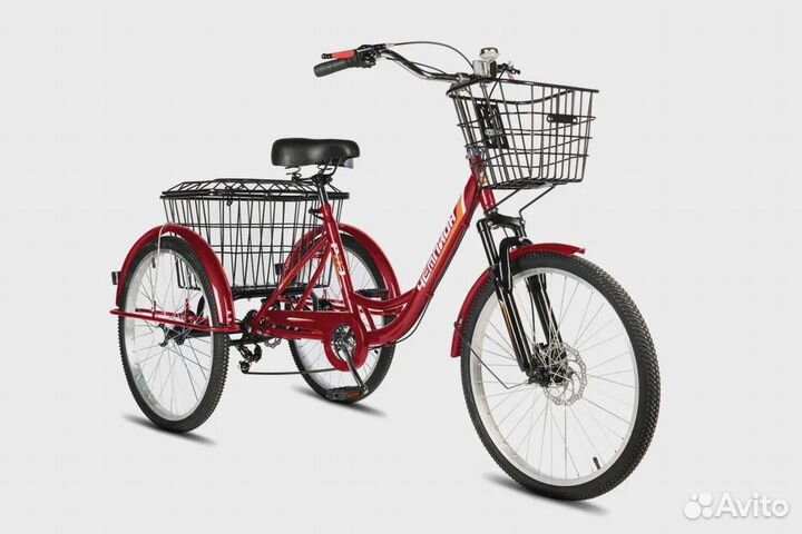 Велосипед взрослый трёхколесный