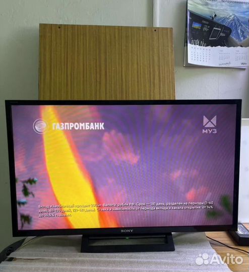 Телевизор sony Bravia, 81см, DVB-T2, USB, hdmi