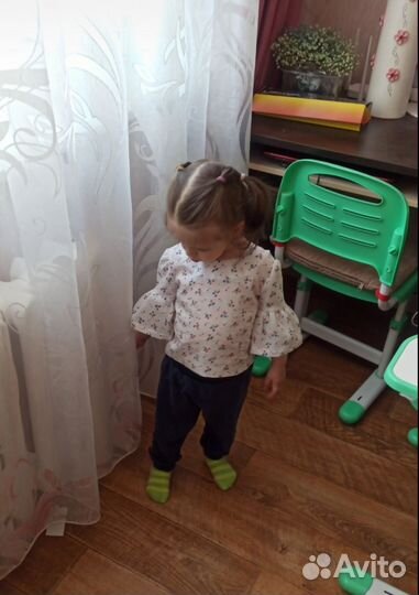 Блузка нарядная хб 98-104 / топ / футболка хб