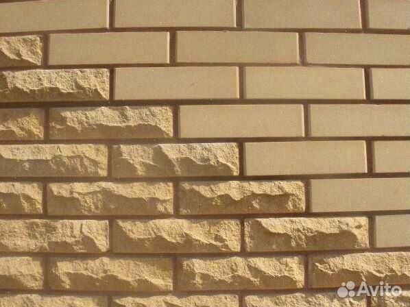 Кирпич облицовочный желтый