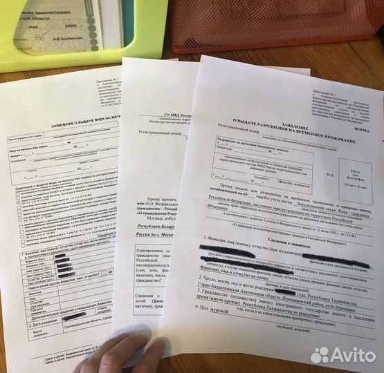 Оформление Рвп, Внж, гражданство РФ, Нря