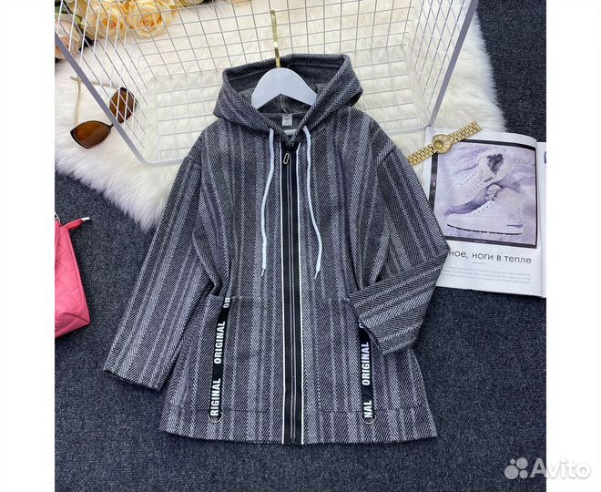 Пальто для девочки на рост 116см