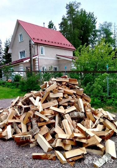 Дрова колотые сухие