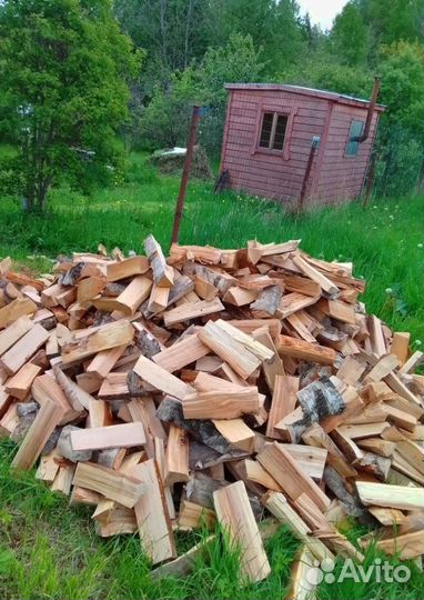 Дрова колотые Береза