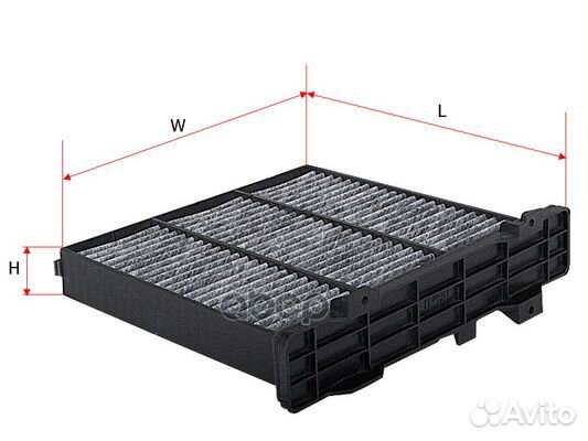 Фильтр салона угольный;mitsubishi pajero 3.0 20