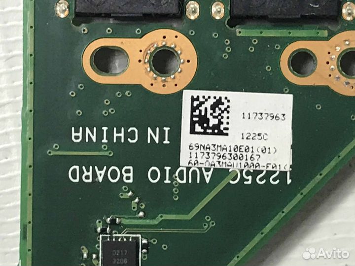 Плата USB и Audio для Asus Eee PC 1225С