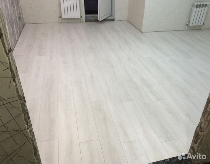 Укладка покрытий, ламинат, плитка, кварцвинил