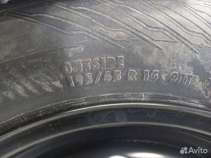 Запасное колесо Skoda Octavia A5 5x112 195/65 R15