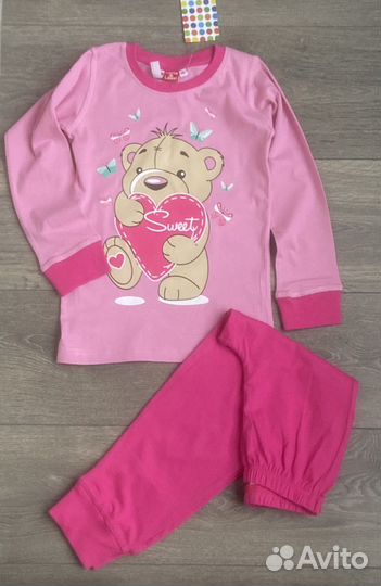 Пижама для девочки, 110, 116-122 Новая