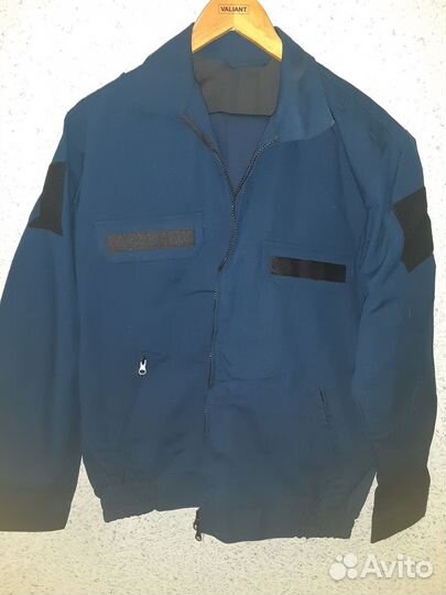 Костюм летний офисный длин/кор. рукав синий