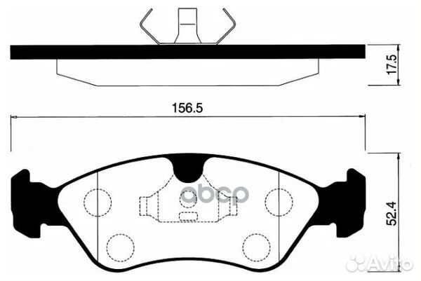 SP1078SNS 286 10 колодки дисковые п Daewoo Ne