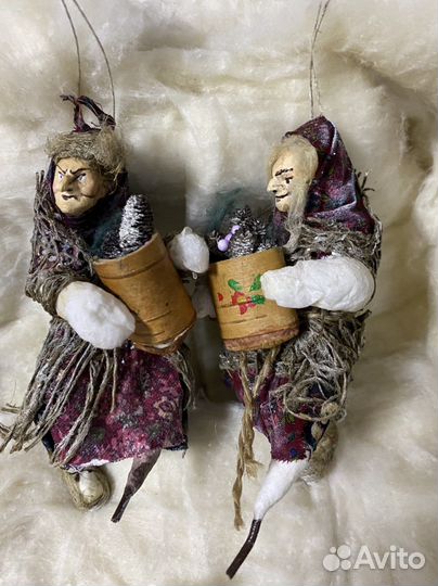 Современные ватные игрушки