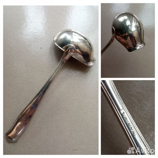 Сервировочные приборы, серебрение, винтаж