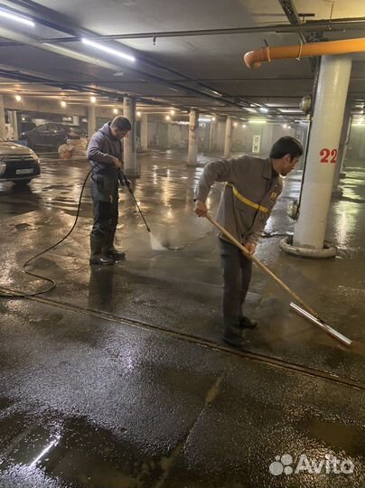 Мытьё фасада