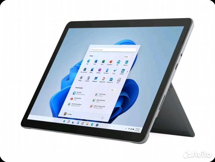 Microsoft Surface Go 3+Клавиатура Alcantara Чёрная