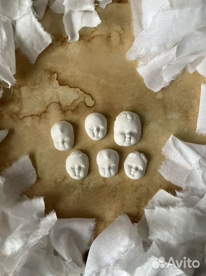 Личики для ватных игрушек