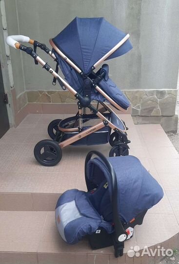 Коляска luxmom 3 в 1