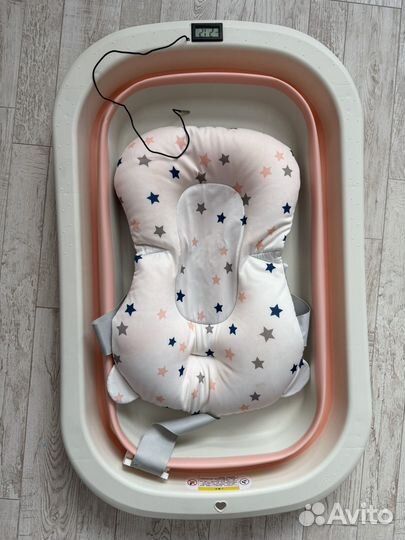 Ванночка для купания новорожденных складная