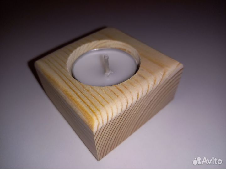 Подсвечники деревянные