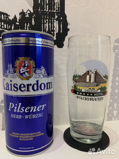 Импортные стаканы и бокалы для пива