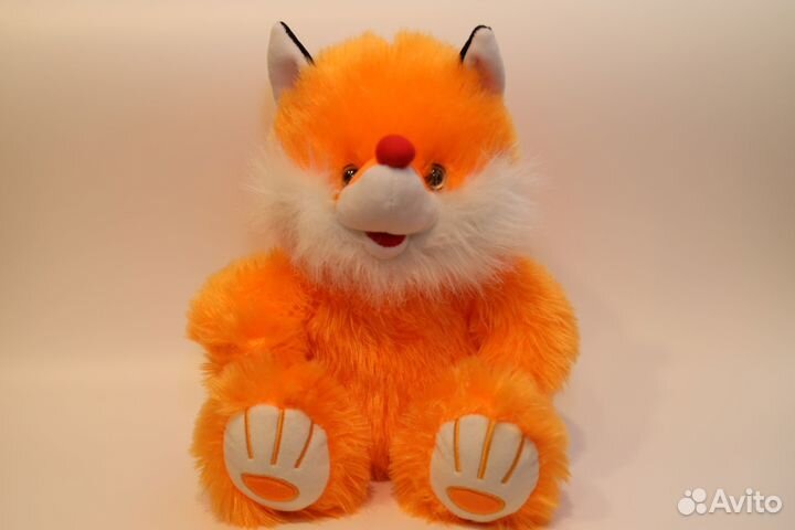 Мягкая игрушка лиса музыкальная песню поет