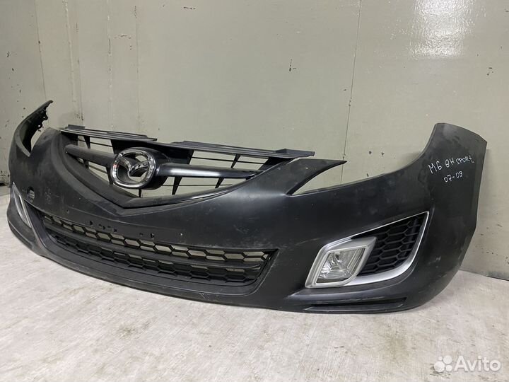 Бампер передний mazda 6 gh sport