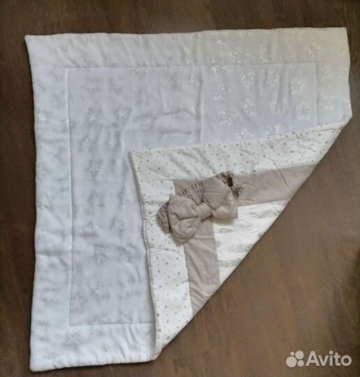 Бортики в детскую кроватку + одеяло