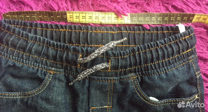 Джинсы на флисе 122-128
