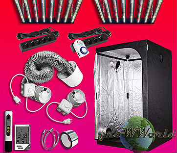 Гроутент 120x120x200 probox LED flasher 400w