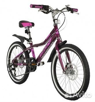 Велосипед подростковый Novatrack Alice пурпурный