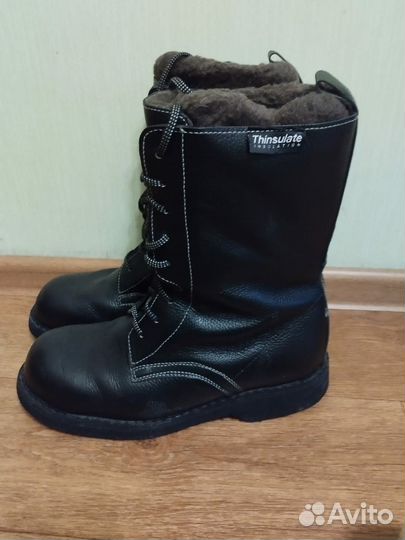 Мужские кожаные ботинки 41размер