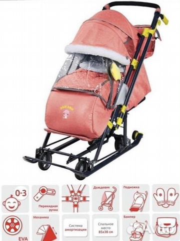 Санки-коляска ника 7-7