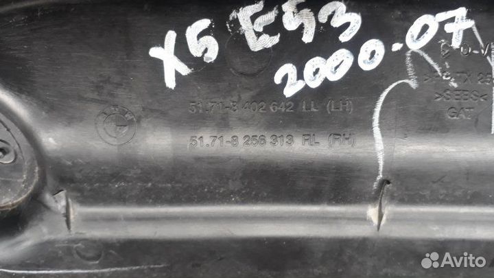 Решетка под лобовое стекло Bmw X5 E53 4.4 2001