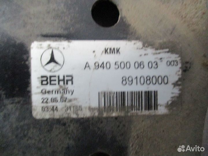 Радиатор Mercedes-Benz A9405000703