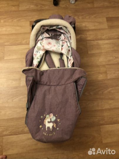 Детские санки коляска ника