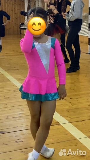 Купальник гимнастический для выступлений 110 116