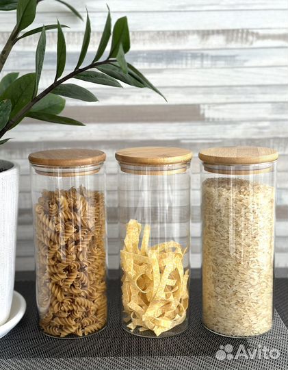 Банки для хранения сыпучих продуктов