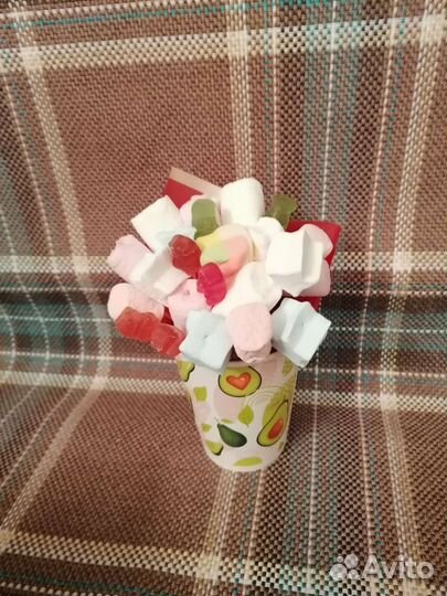 Букеты в стаканчике