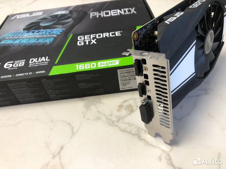 Видеокарта geforce gtx 1660 super phoenix
