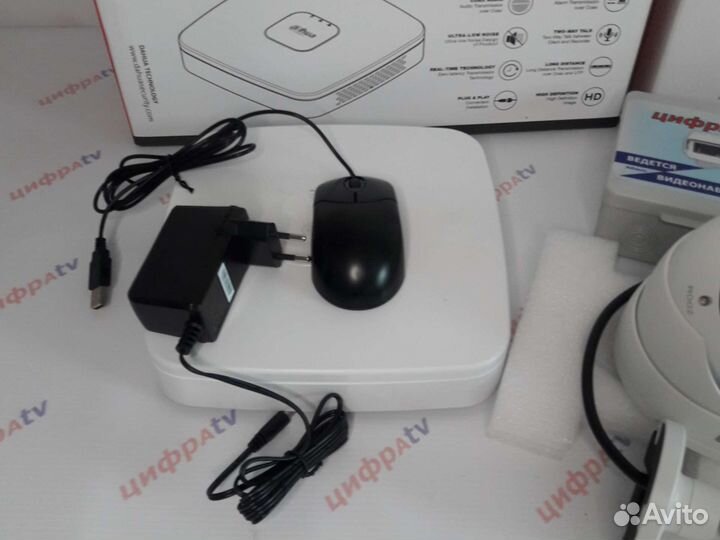 Видеонаблюдение 4Мп регистратор Dahua 8 камер