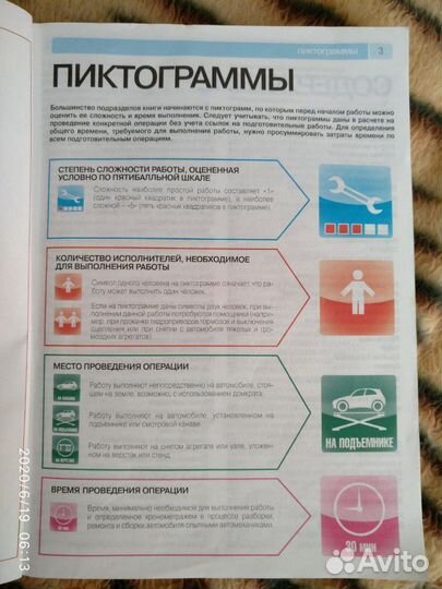 Каталог автомобиля