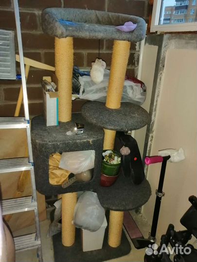 Когтеточка домик для кошки