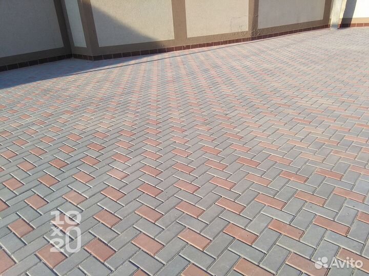 Тротуарная плитка, брусчатка, бордюры