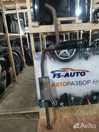 Резонатор глушителя Ford Focus 3 хетчбэк 1.6 pnda