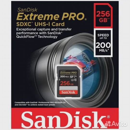 Карта памяти Sandisk sdsdxxd-256G-GN4IN