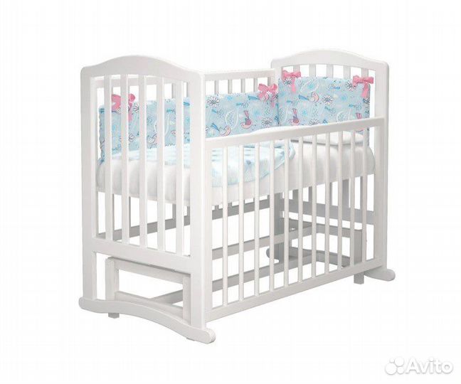 Кроватка детская из массива березы Piccolo Milano