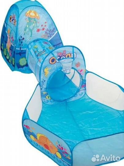 Игровой тоннель с бассеином и шариками