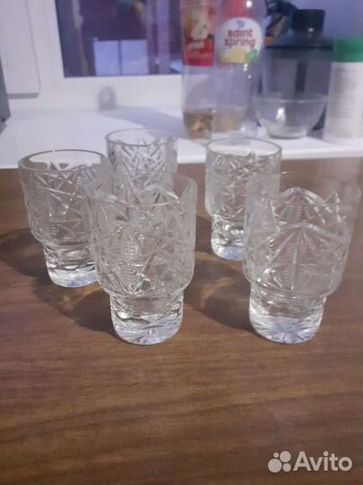 Стопки хрустальные СССР